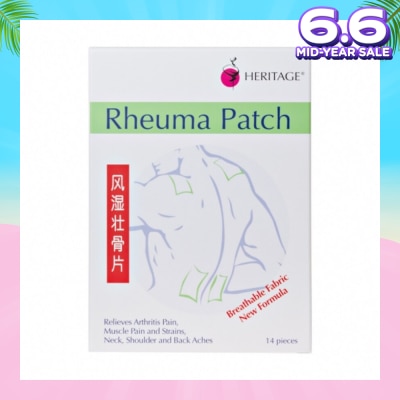 HERITAGE Rheuma Patch 14's