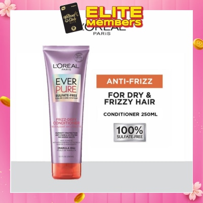 LOREAL PARIS HAIR EXPERT Frizz-Defy Smoothing Sulfate-free Conditioner (For Dry and Frizzy Hair) 250ml