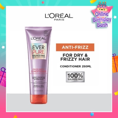 L'OREAL PARIS HAIR EXPERT Frizz-Defy Smoothing Sulfate-free Conditioner (For Dry and Frizzy Hair) 250ml