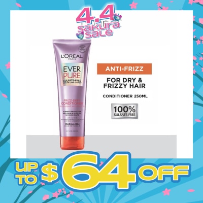 LOREAL PARIS HAIR EXPERT - Frizz-Defy Smoothing Sulfate-free Conditioner (For Dry and Frizzy Hair) 250ml