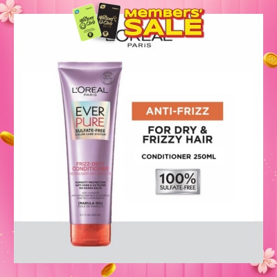 LOREAL PARIS HAIR EXPERT Frizz-Defy Smoothing Sulfate-free Conditioner (For Dry and Frizzy Hair) 250ml