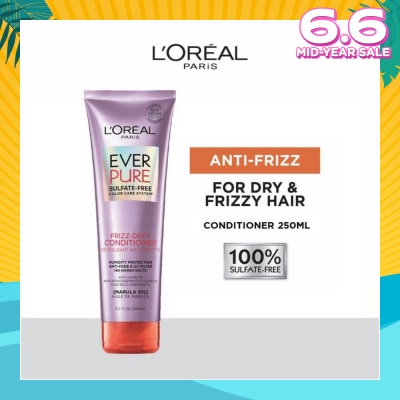 L'OREAL PARIS HAIR EXPERT Frizz-Defy Smoothing Sulfate-free Conditioner (For Dry and Frizzy Hair) 250ml