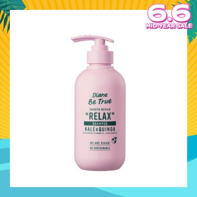DIANE BE TRUE Be True Smooth Repair Relax Shampoo Kale & Quinoa 400ml