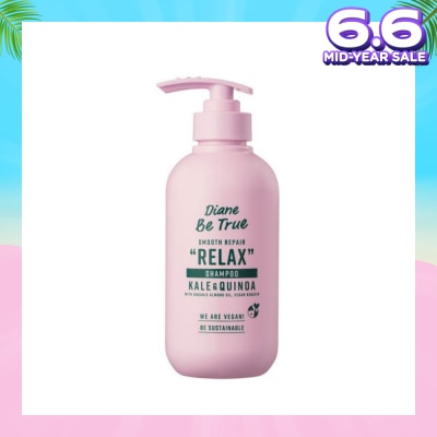 DIANE BE TRUE Be True Smooth Repair Relax Shampoo Kale & Quinoa 400ml