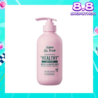 DIANE BE TRUE Be True Damage Repair Healthy Shampoo Basil & Avocado 400ml