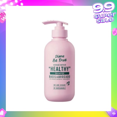 DIANE BE TRUE Be True Damage Repair Healthy Shampoo Basil & Avocado 400ml