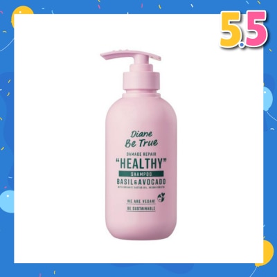 DIANE BE TRUE Be True Damage Repair Healthy Shampoo Basil & Avocado 400ml