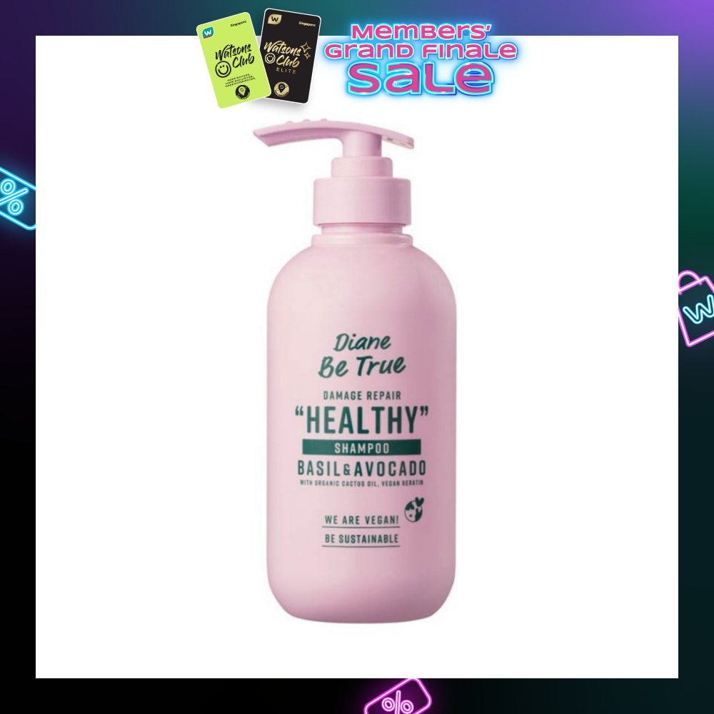 Be True Damage Repair Healthy Shampoo Basil & Avocado 400ml