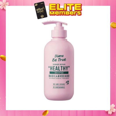 DIANE BE TRUE Be True Damage Repair Healthy Shampoo Basil & Avocado 400ml