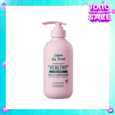 DIANE BE TRUE Be True Damage Repair Healthy Shampoo Basil & Avocado 400ml