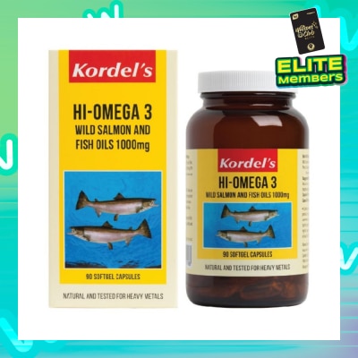 KORDEL'S Wild Salmon & Fish Oil 1000 mg 90s