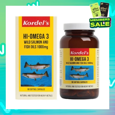 KORDEL'S Wild Salmon & Fish Oil 1000 mg 90s