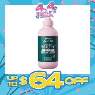 DIANE BE TRUE - Be True Damage Repair Healthy Treatment Basil & Avocado 400ml