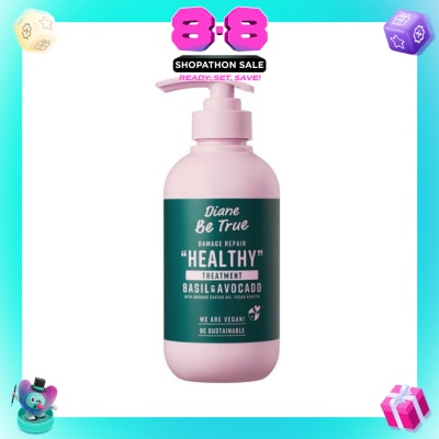 DIANE BE TRUE - Be True Damage Repair Healthy Treatment Basil & Avocado 400ml