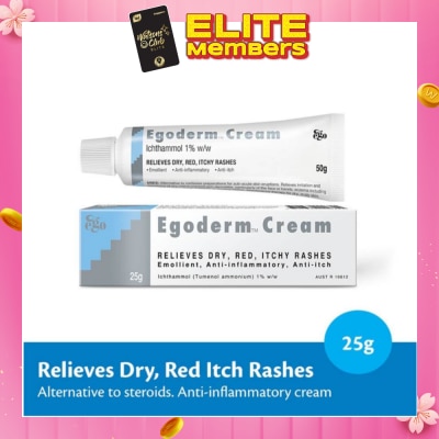 EGO QV Egoderm Cream (Relieves Dry + Red Itch Rashes) 25g