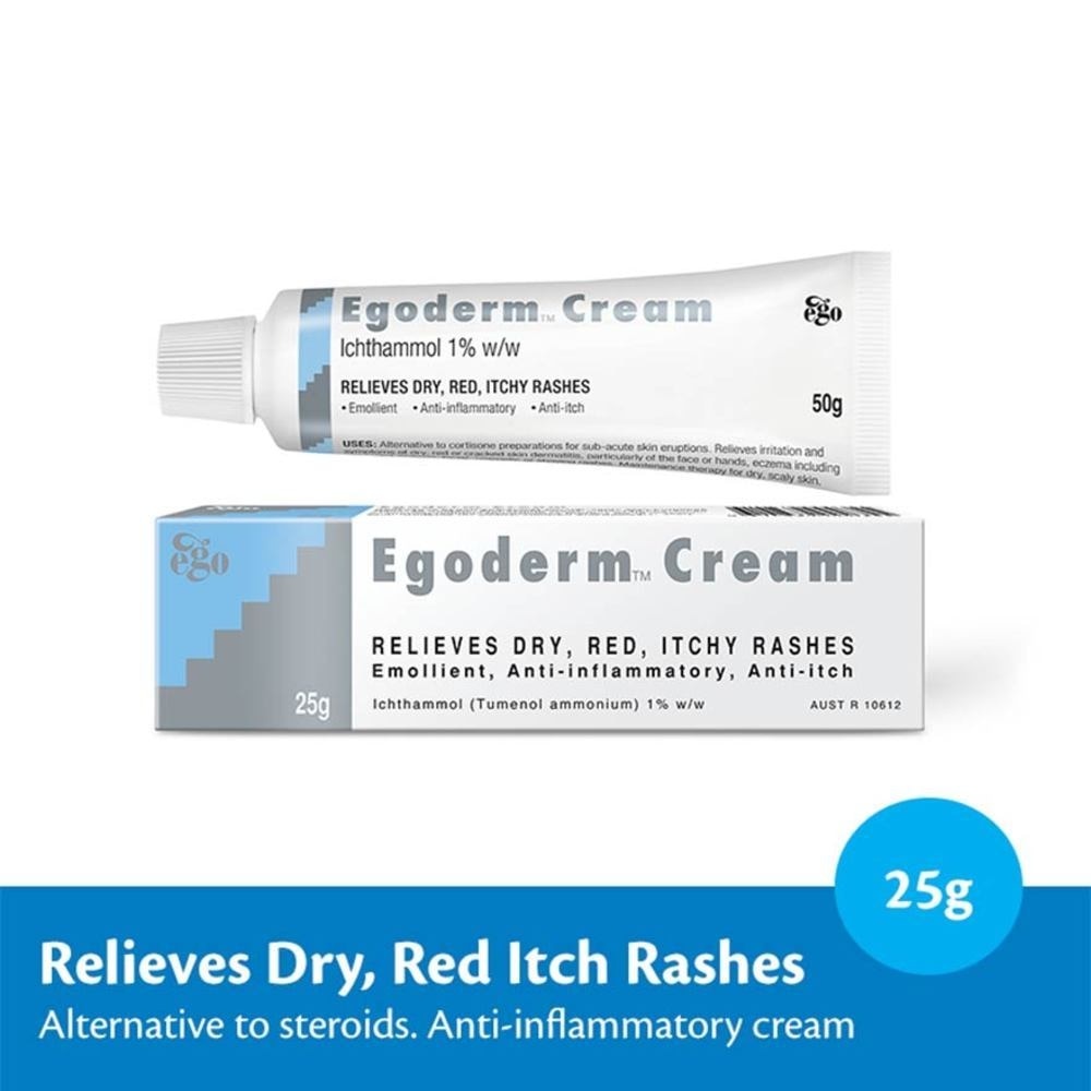 Egoderm Cream (Relieves Dry + Red Itch Rashes) 25g