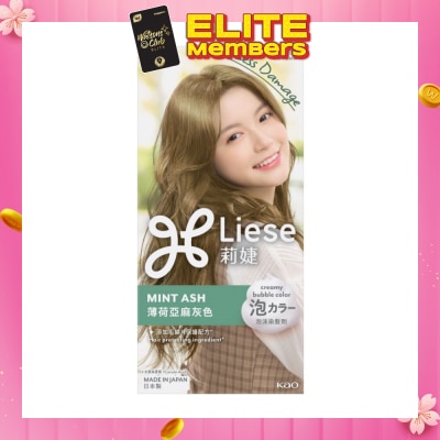 LIESE Creamy Bubble Mint Ash (Easy DIY Foam Format) 1s (Expiry: Nov`2026)