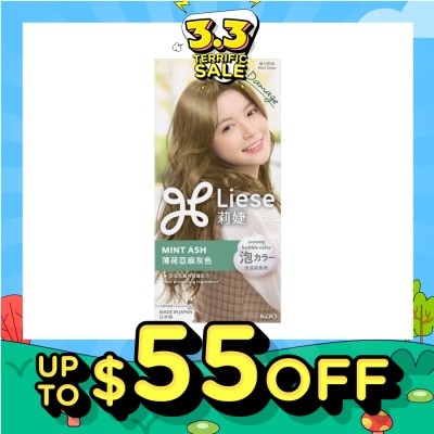 LIESE Creamy Bubble Mint Ash (Easy DIY Foam Format) 1s (Expiry: Nov`2026)