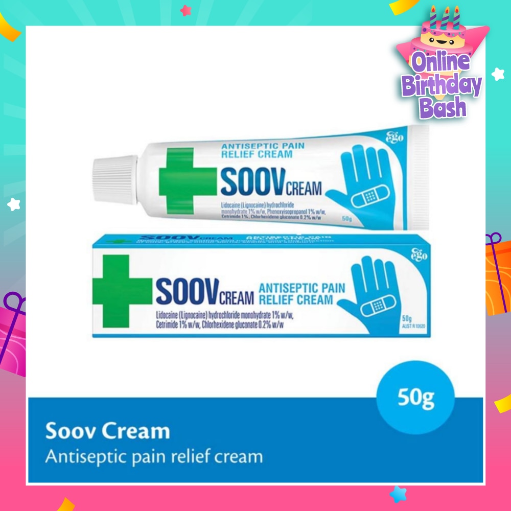 Soov Cream (Antiseptic Pain Relief Cream) 50g