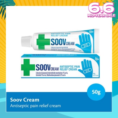 EGO QV Soov Cream (Antiseptic Pain Relief Cream) 50g