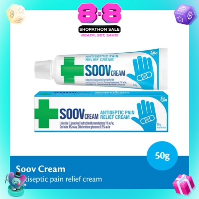EGO QV - Soov Cream (Antiseptic Pain Relief Cream) 50g