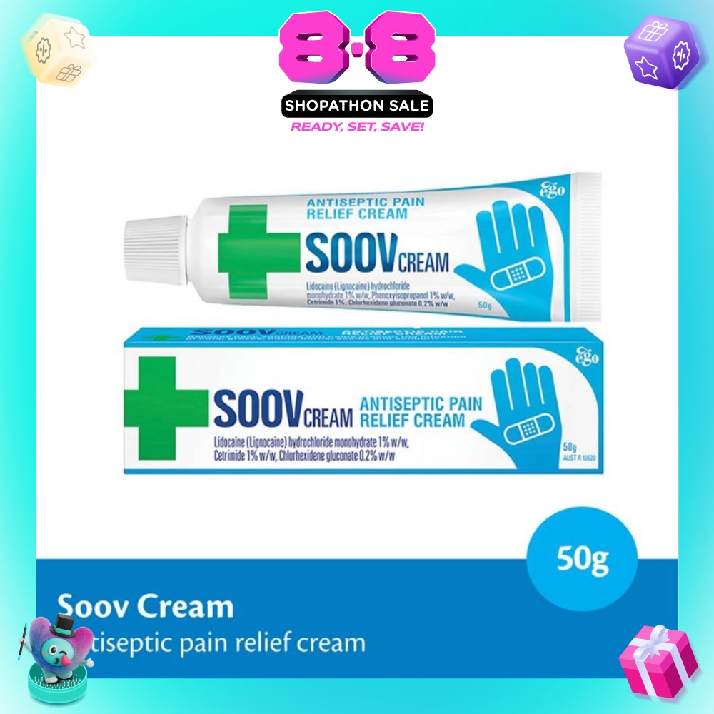 Soov Cream (Antiseptic Pain Relief Cream) 50g