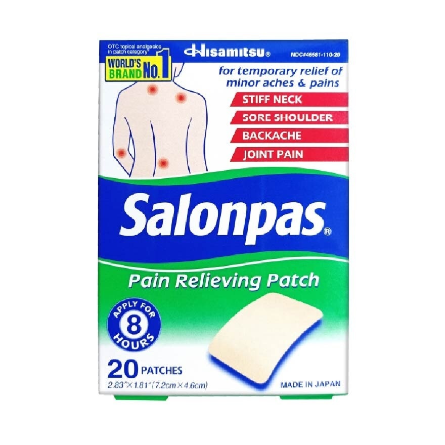 Pain Relieving Patch 20's