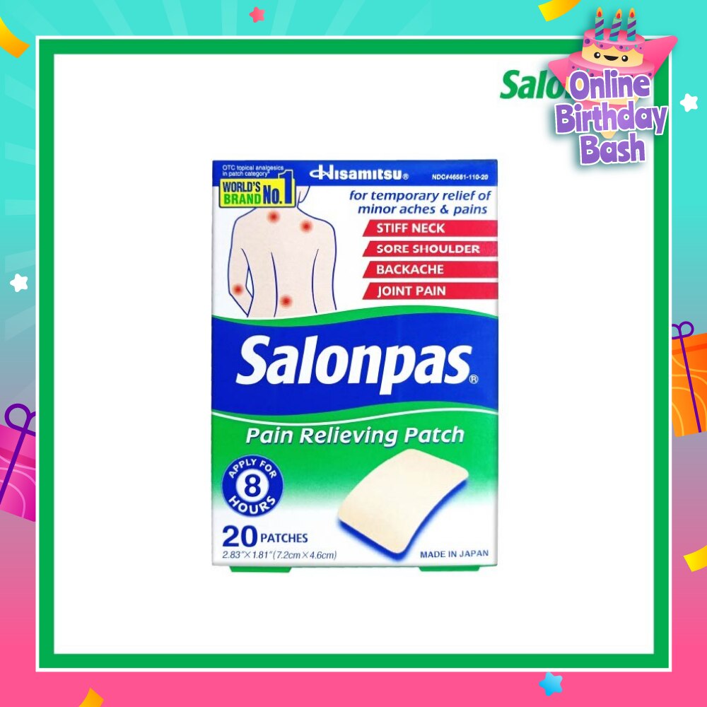 Pain Relieving Patch 20's