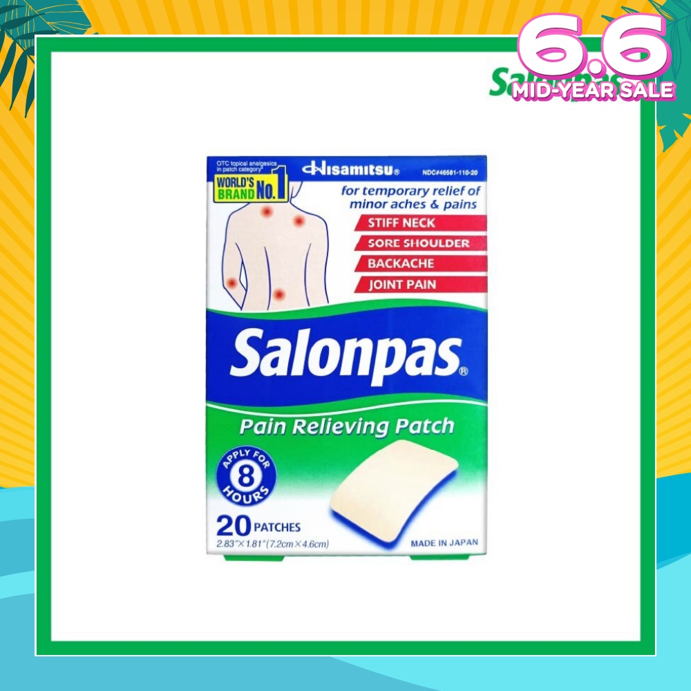 Pain Relieving Patch 20's