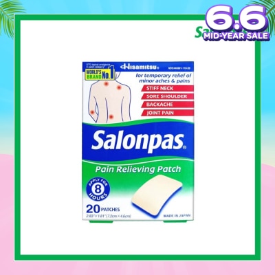 SALONPAS® Pain Relieving Patch 20's