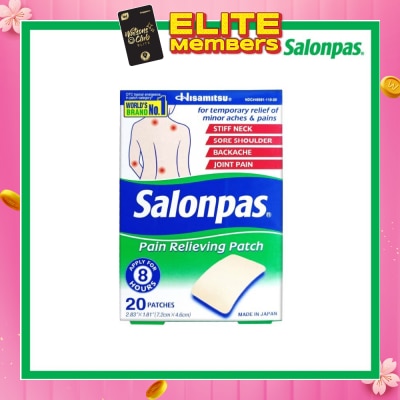 SALONPAS® Pain Relieving Patch 20's