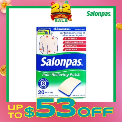 SALONPAS® Pain Relieving Patch 20's