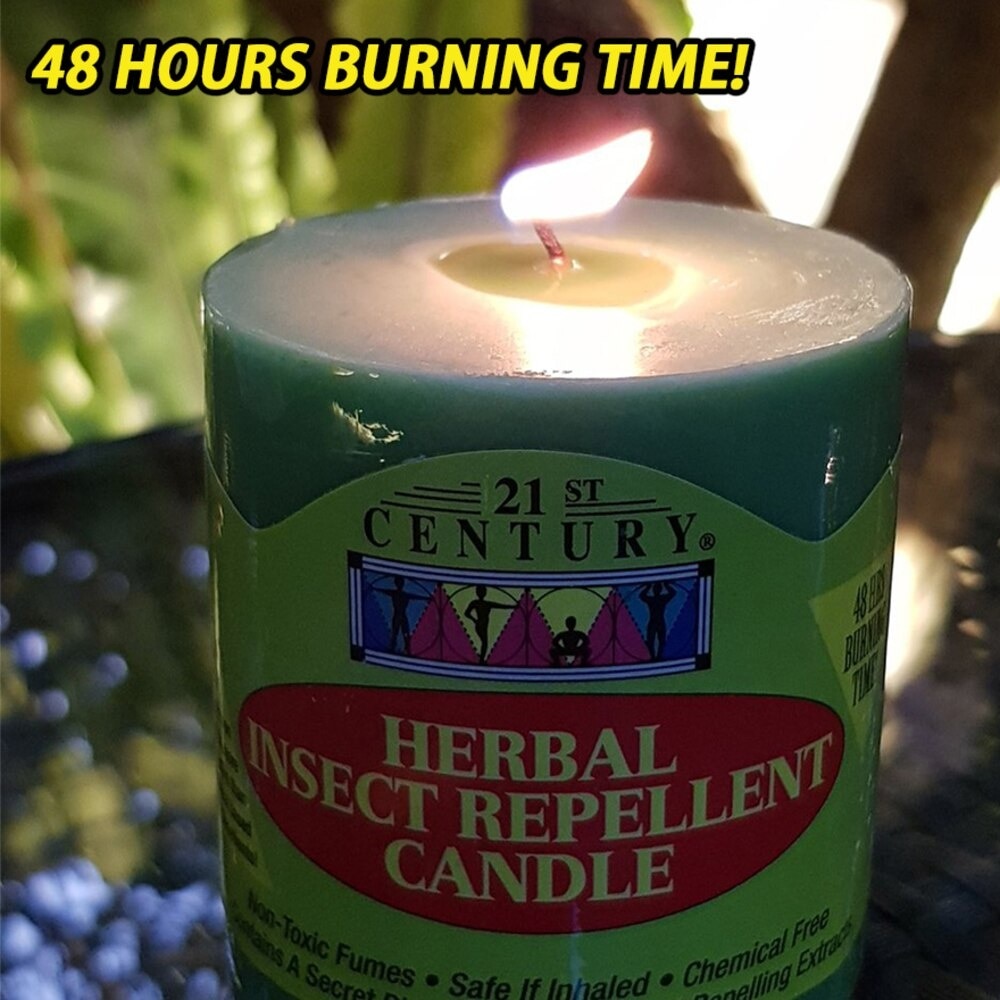 Herbal Chemical-Free Insect Repellent Candle (For Outdoor & Indoor Use) 300g