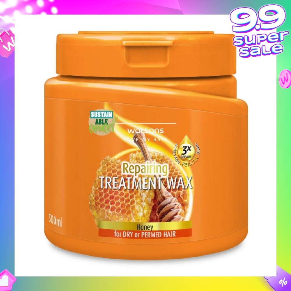 Honey Repairing Hair Treatment Wax for Dry and Permed Hair 500ml