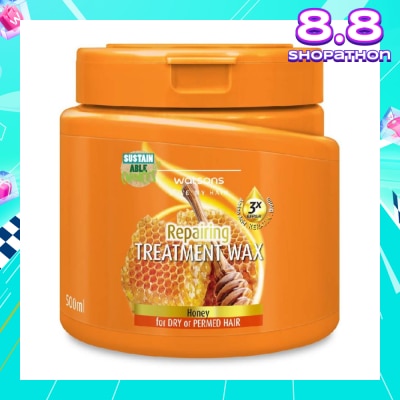 WATSONS Honey Repairing Hair Treatment Wax for Dry and Permed Hair 500ml
