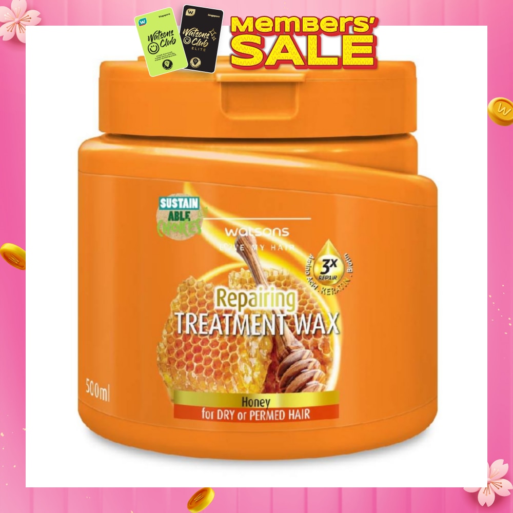 Honey Repairing Hair Treatment Wax for Dry and Permed Hair 500ml