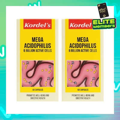 KORDEL'S Mega Acidophilus 50s Twinpack
