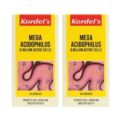 KORDEL'S Mega Acidophilus 50s Twinpack