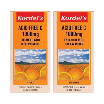 KORDEL'S Acid Free C 1000 mg 120s Twinpack