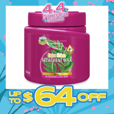 WATSONS - Henna Extra Shine Hair Treatment Wax for coloured or Dull Hair 500ml