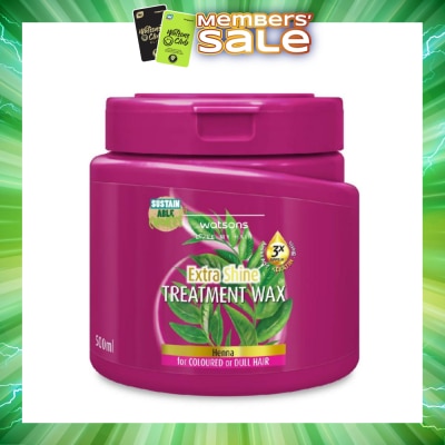 WATSONS - Henna Extra Shine Hair Treatment Wax for coloured or Dull Hair 500ml