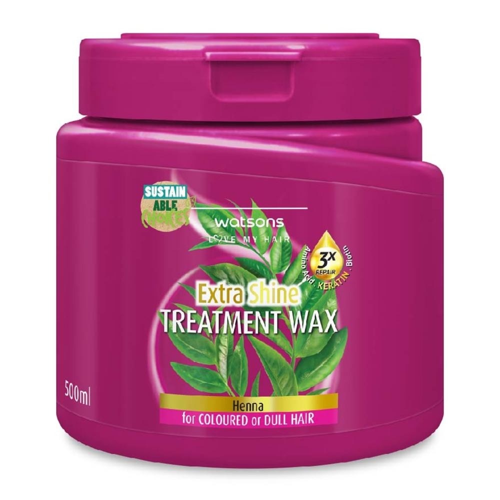 Henna Extra Shine Hair Treatment Wax for coloured or Dull Hair 500ml