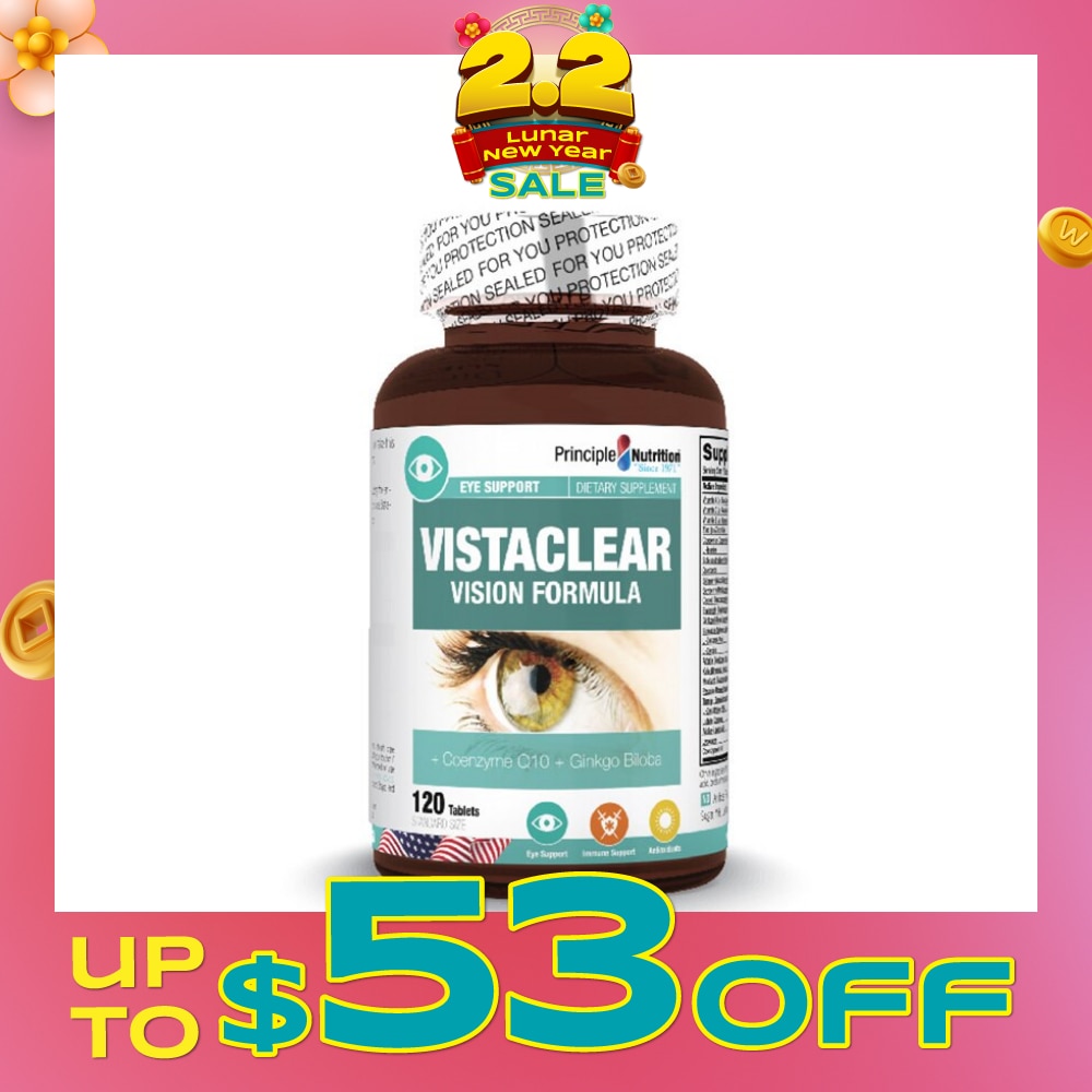 Vista Clear Vision 120 Capsules (Expiry: Jun`2026)