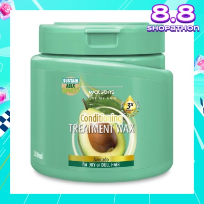 WATSONS Avocado Conditioning Hair Treatment Wax for Dry or Dull Hair 500ml