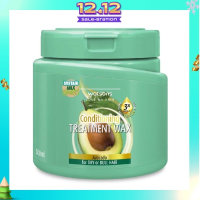 WATSONS Avocado Conditioning Hair Treatment Wax for Dry or Dull Hair 500ml