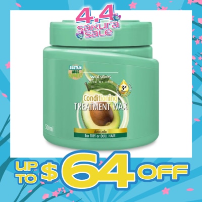 WATSONS - Avocado Conditioning Hair Treatment Wax for Dry or Dull Hair 500ml
