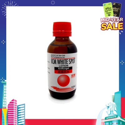 ICM PHARMA White Spot Lotion (For Fungal Infection Treatment) 100ml
