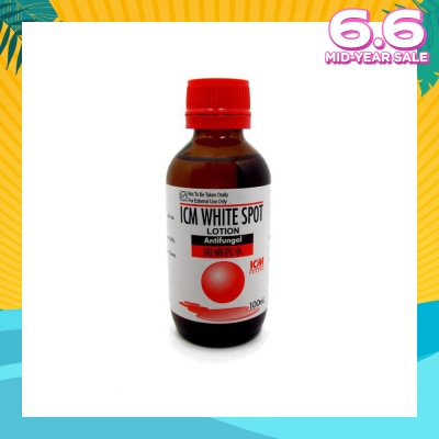 ICM PHARMA White Spot Lotion (For Fungal Infection Treatment) 100ml