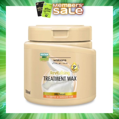 WATSONS - Milk Protein Revitalising Hair Treatment Wax for Brittle or Damaged Hair 500ml