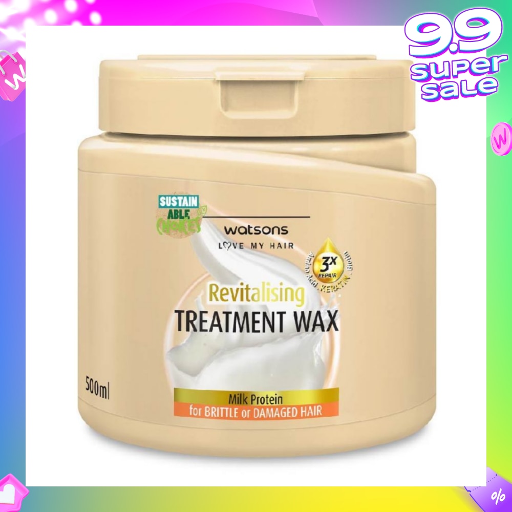 Milk Protein Revitalising Hair Treatment Wax for Brittle or Damaged Hair 500ml